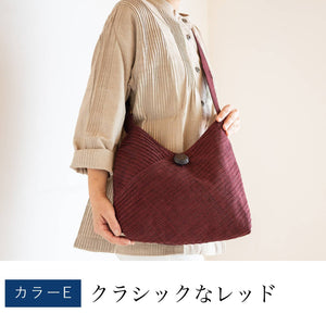 総ピンタック2WAYショルダーバッグ