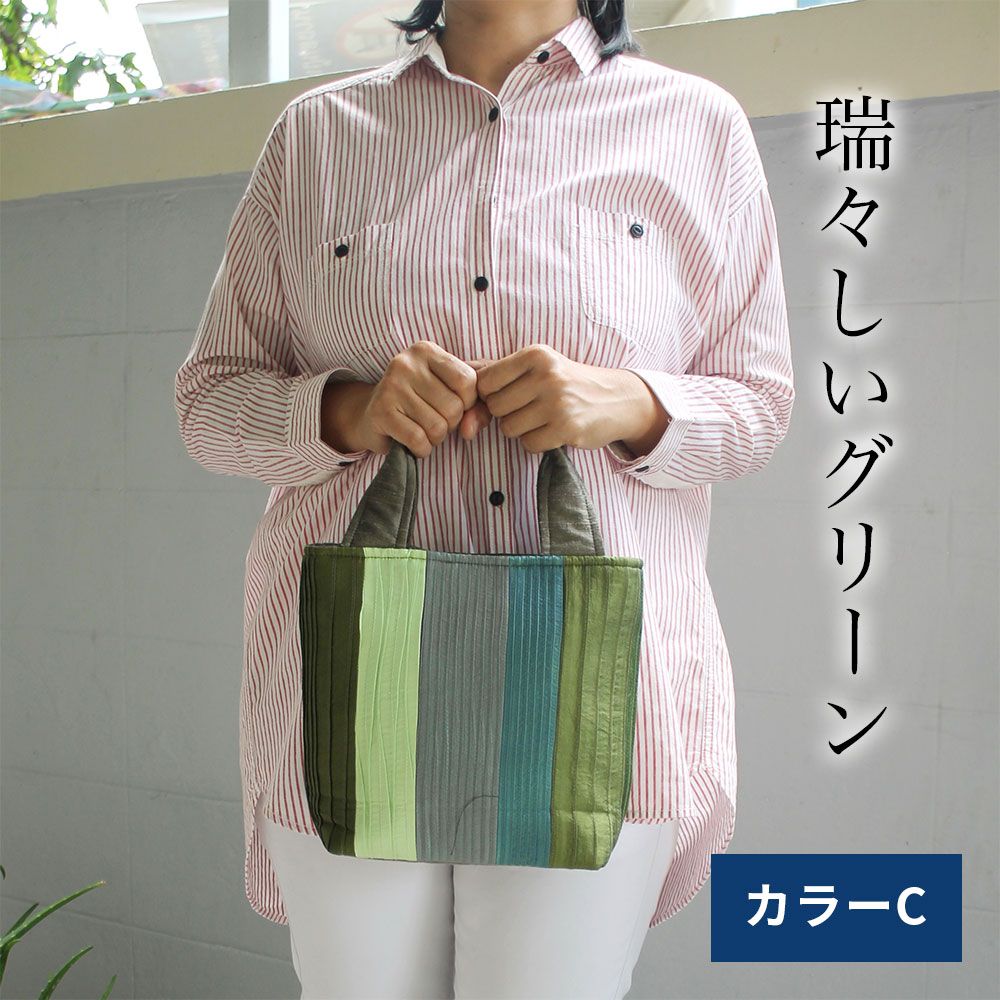 シルクミニトート