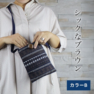 エスニック柄ミニポシェット