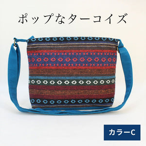エスニック柄ポシェット