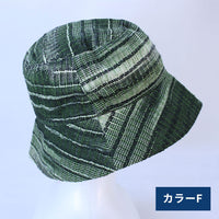 ざっくり手織りコットン帽子