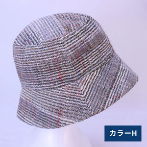ざっくり手織りコットン帽子
